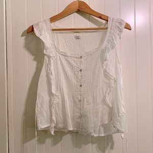 Aritzia Wilfred peasant blouse size S